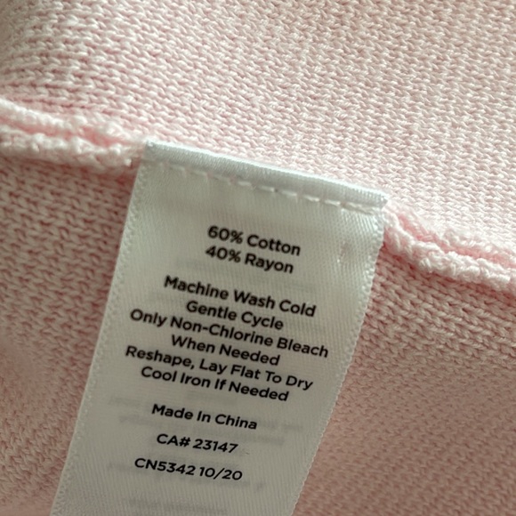 Talbots pink double faced knit sweater blazer jacket - Picture 7 of 8